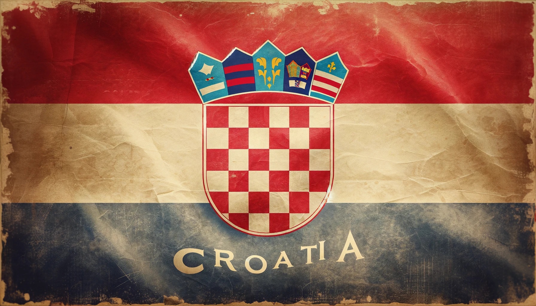 wie sieht die flagge von kroatien aus